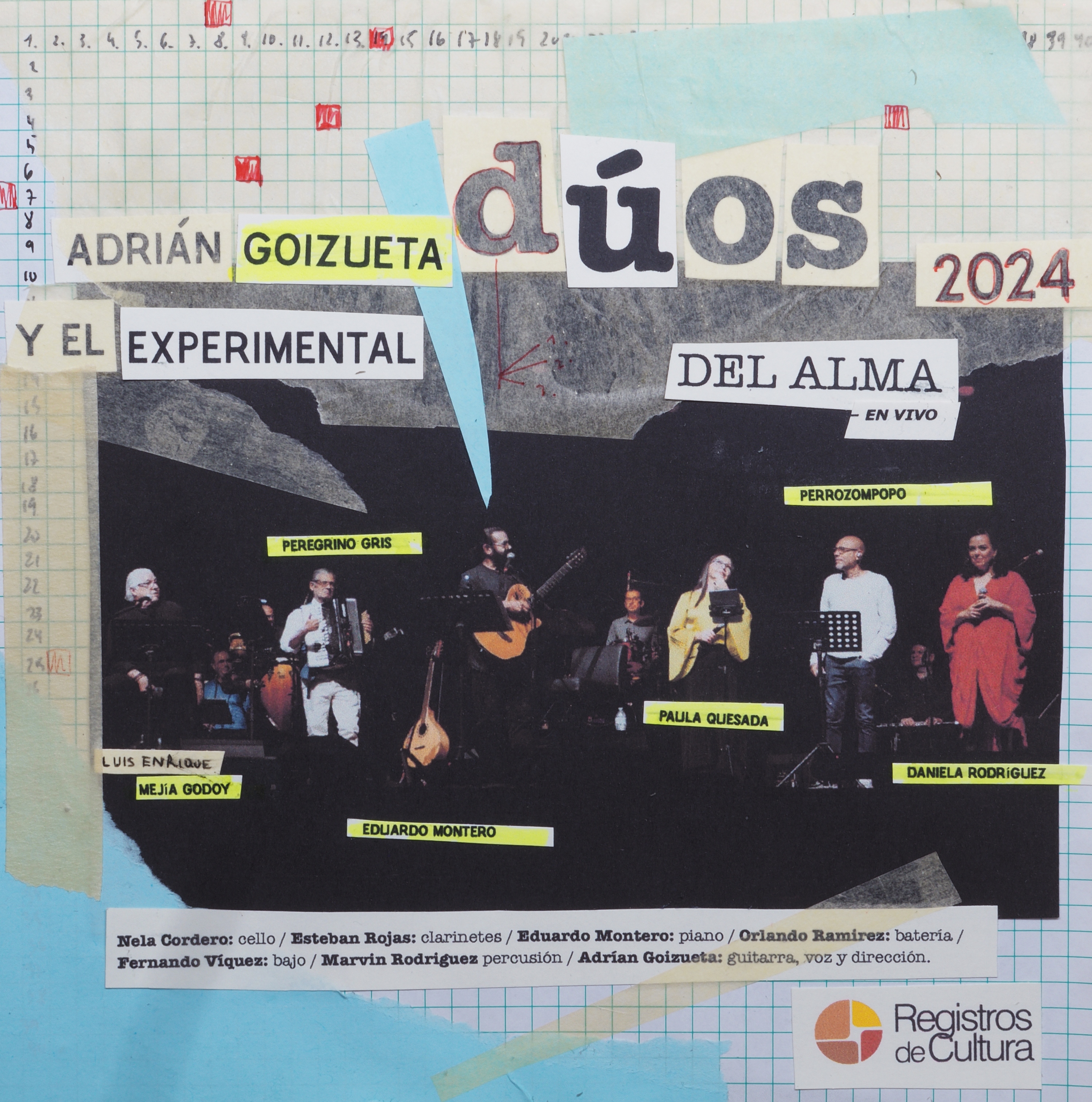 Tapa de Adrián Goizueta y El experimental — Dúos del alma en vivo 2024