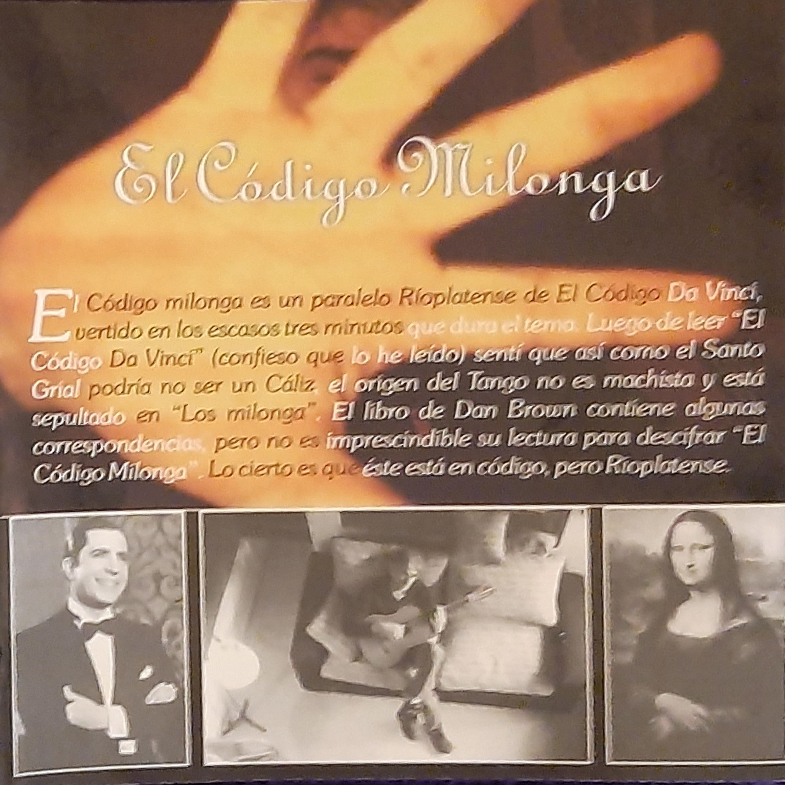 Contratapa de Alberto Suárez — El Código Milonga