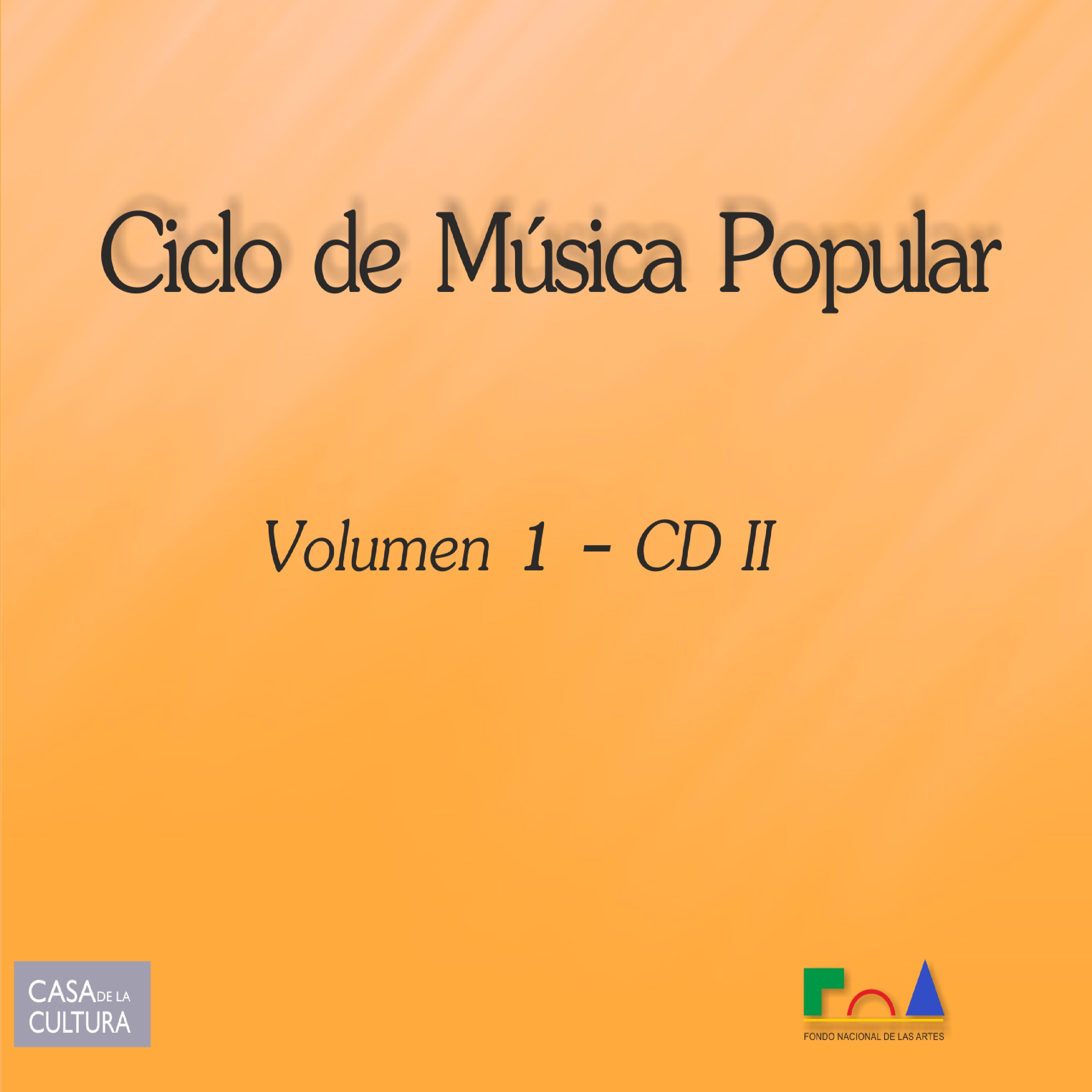 Tapa de Varios Artistas — Ciclo de Música Popular Vol. 1 - CD II