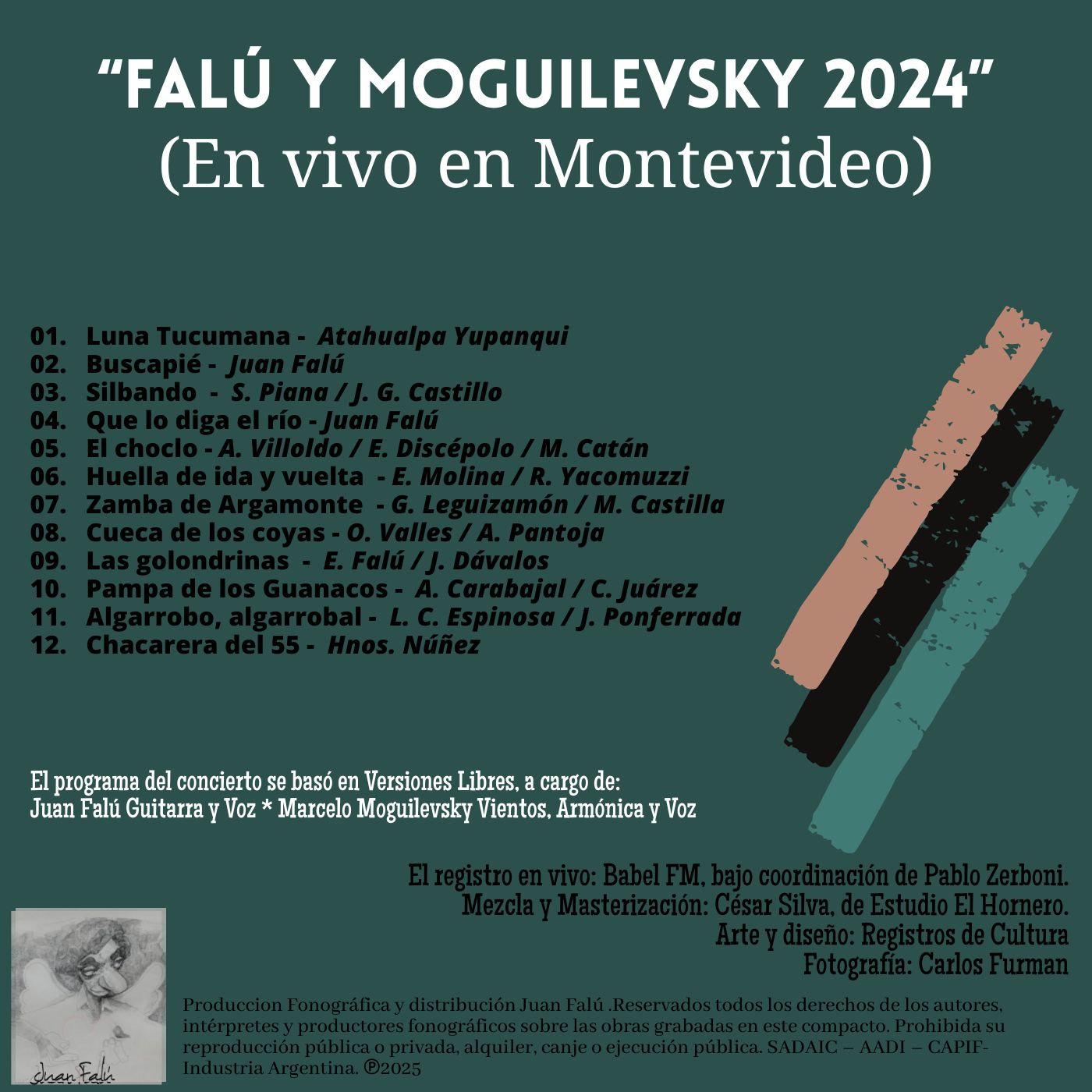 Contratapa de Juan Falú | Marcelo Moguilevsky — 2024 en vivo en montevideo