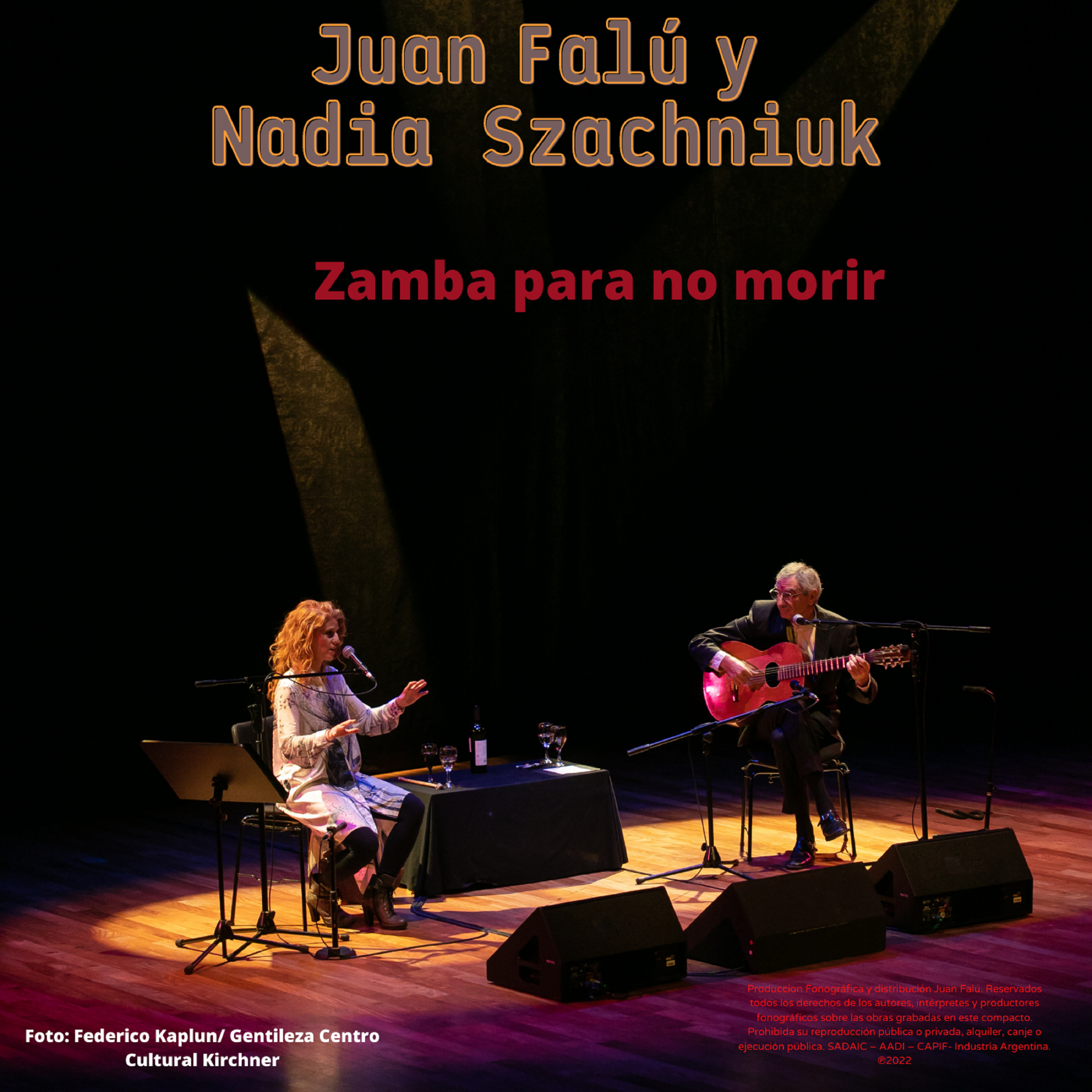 Tapa de Juan Falú | Nadia Szachniuk — Zamba para no morir