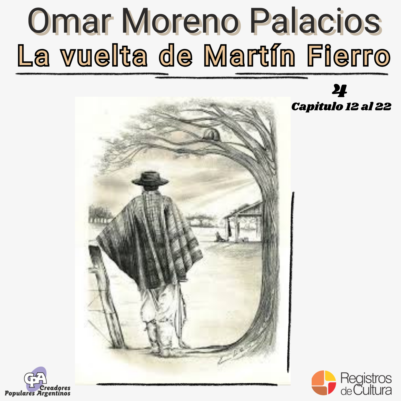 Tapa de Omar Moreno Palacios — La Vuelta de Martín Fierro 2
