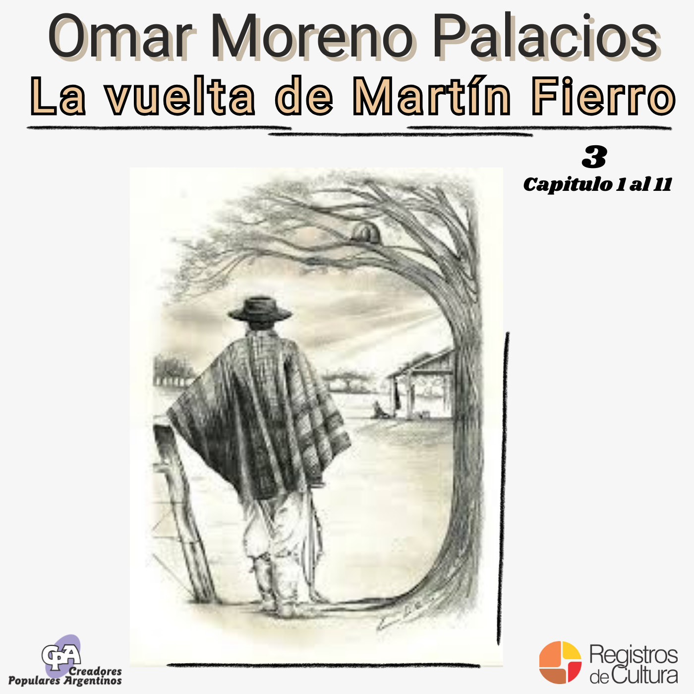 Tapa de Omar Moreno Palacios — La Vuelta de Martín Fierro 1