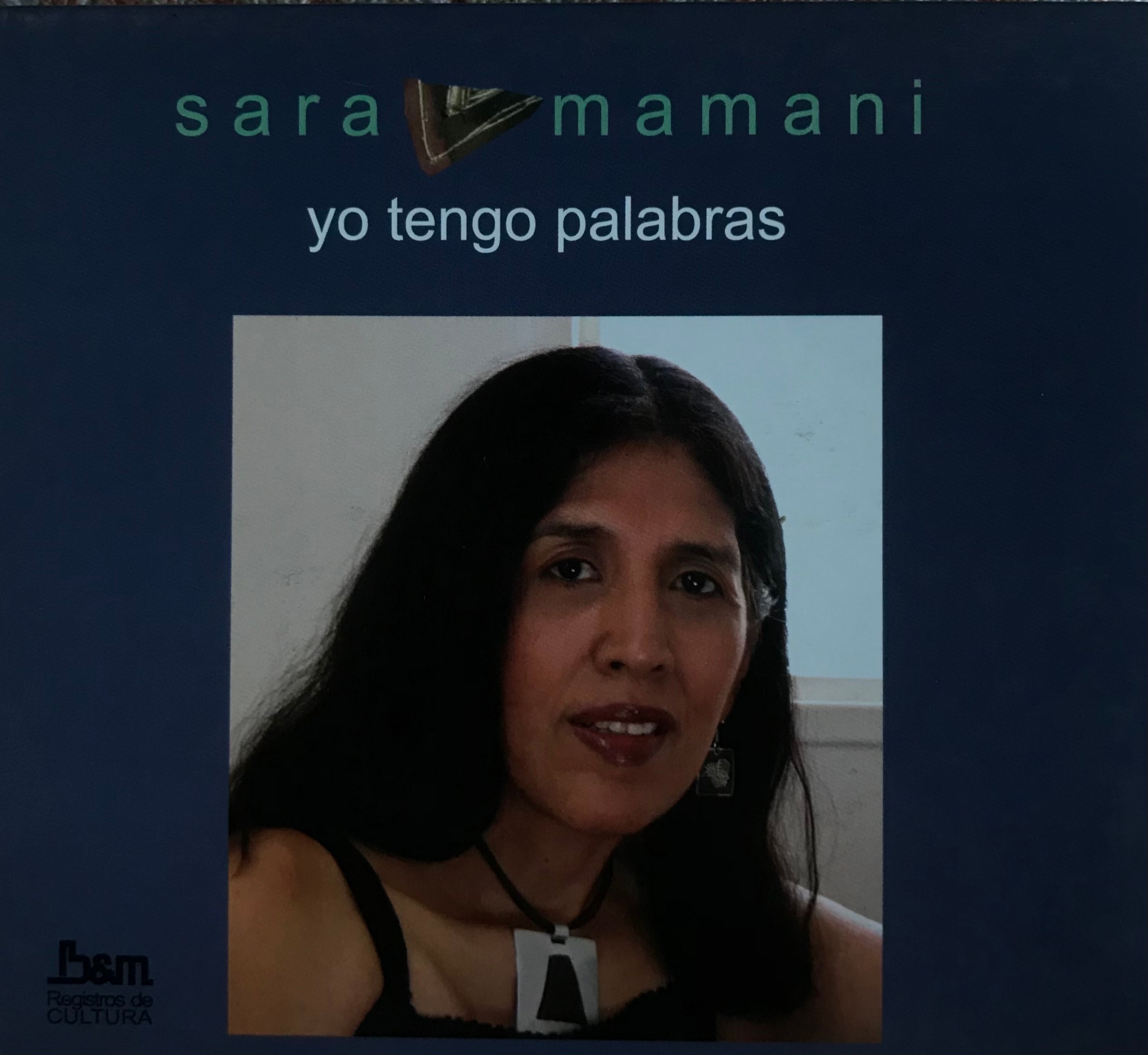 Tapa de Sara Mamani — Yo Tengo Palabras