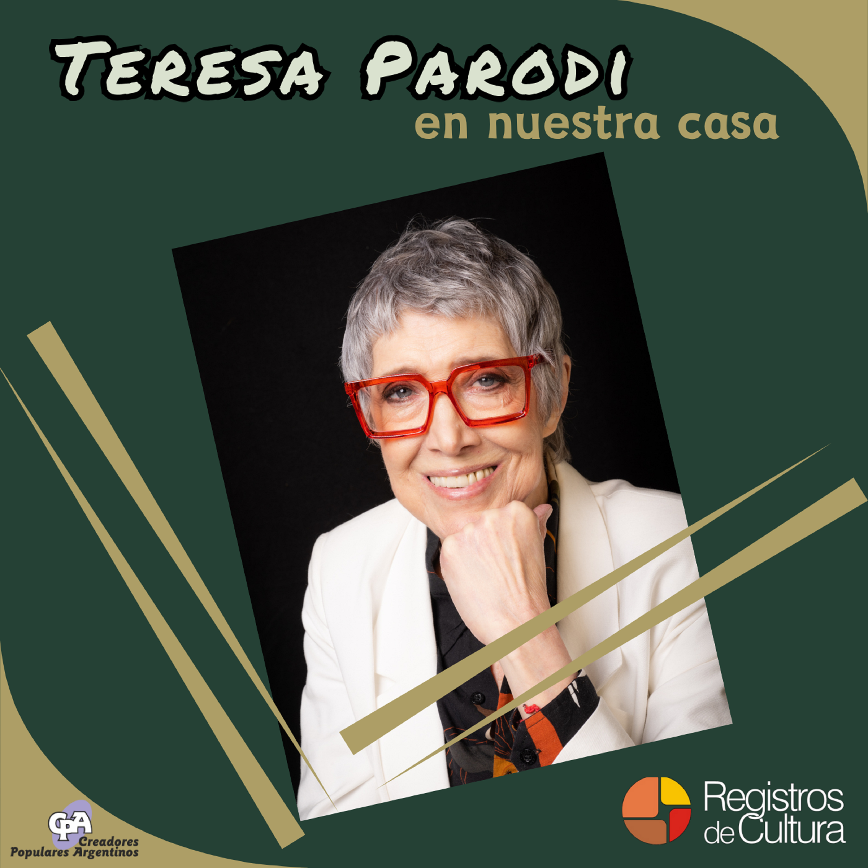 Tapa de Teresa Parodi con Enrique Llopis — Teresa Parodi En nuestra casa